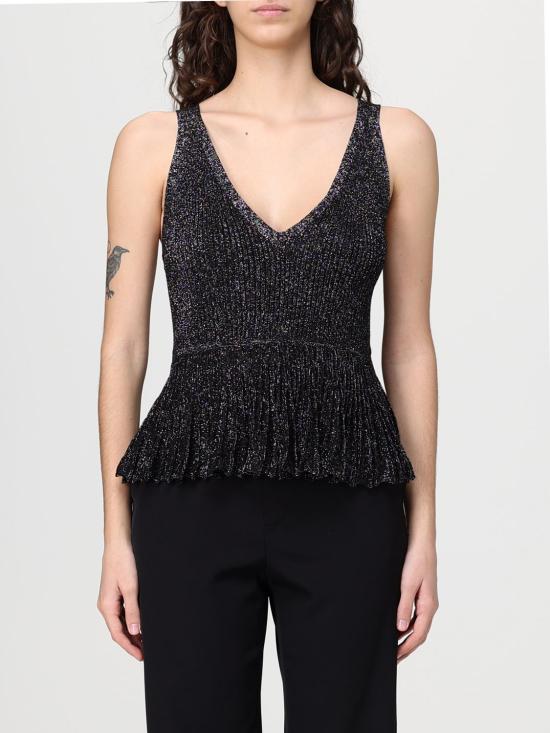 25FW 모스키노 민소매 티셔츠 0882 8205 1555 Black