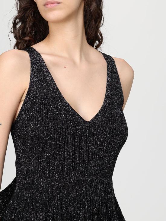 25FW 모스키노 민소매 티셔츠 0882 8205 1555 Black - MOSCHINO