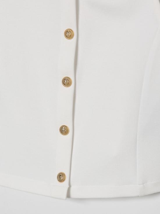 26SS [키즈] 발망 베스트 BY5A02J0371 100 White - BALMAIN