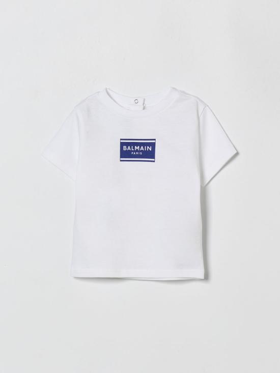 26SS [키즈] 발망 티셔츠 BY8501Z3672 100BL White