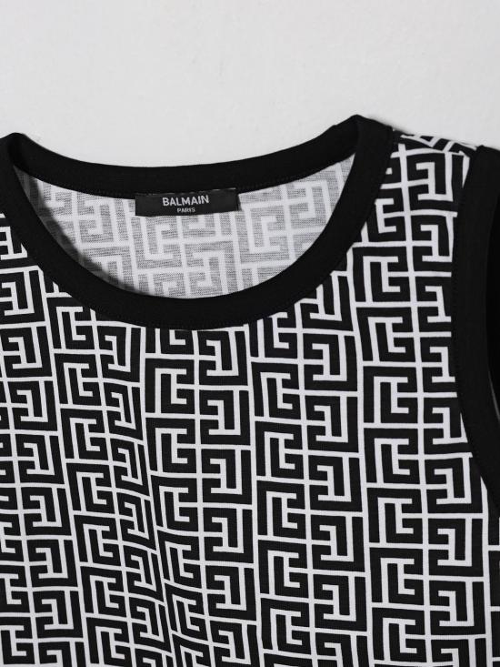 26SS [키즈] 발망 티셔츠 BY8B02Z3686 100NE White - BALMAIN