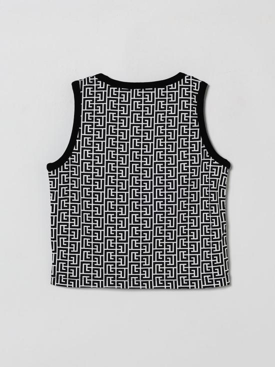 26SS [키즈] 발망 티셔츠 BY8B02Z3686 100NE White - BALMAIN