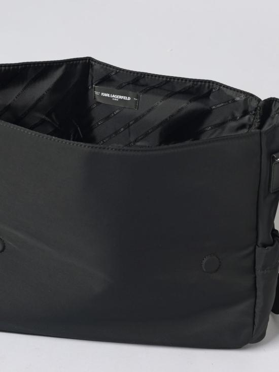 26SS [키즈] 칼라거펠트 숄더백 Z31193 09B Black - KARL LAGERFELD
