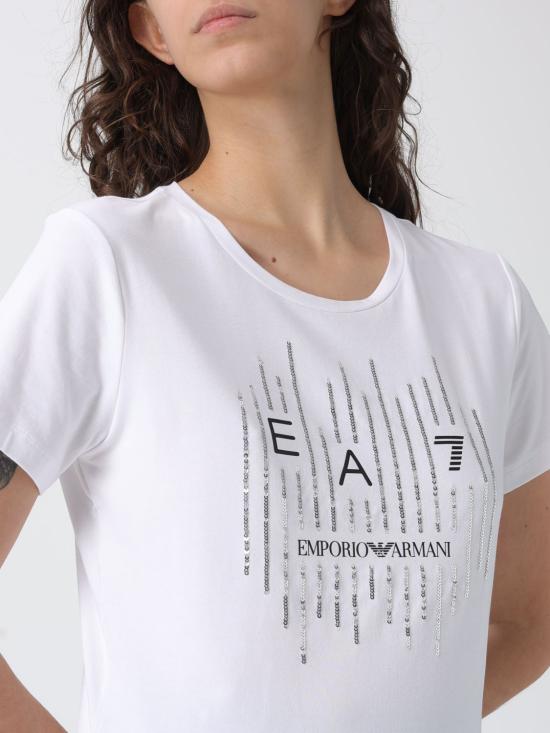 26SS 엠포리오 아르마니 반팔 티셔츠 7W001097AF10373 U0002 White - EMPORIO ARMANI