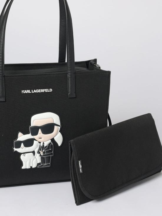 26SS [키즈] 칼라거펠트 숄더백 Z31195 09B Black - KARL LAGERFELD