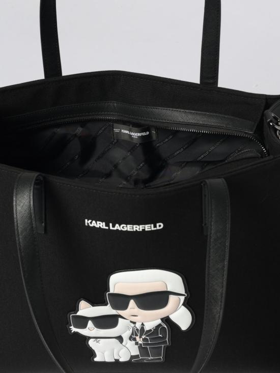 26SS [키즈] 칼라거펠트 숄더백 Z31195 09B Black - KARL LAGERFELD