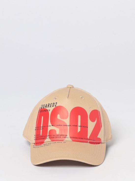 26SS [키즈] 디스퀘어드2 모자 DQ3257D00YT DQ717 Beige - DSQUARED2
