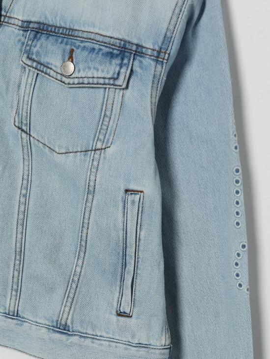 26SS [키즈] 스텔라 맥카트니 캐주얼 자켓 TY2A67Z0746 600 Blue - STELLA MCCARTNEY