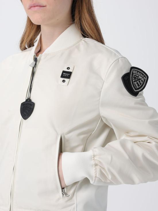 26SS 블라우어 자켓 26SBLDC01218 102 White - BLAUER