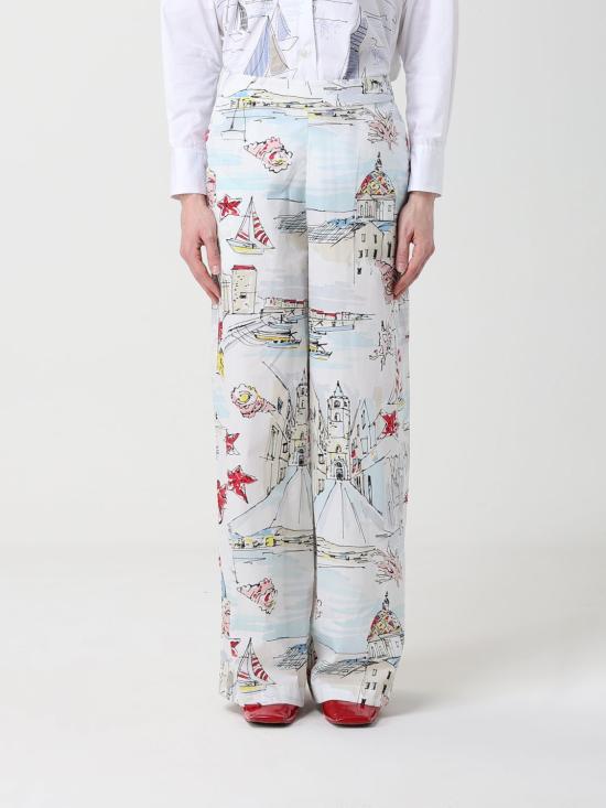 26SS 안토니오 마라스 팔라초 팬츠 MPNL378 BI7AZ White