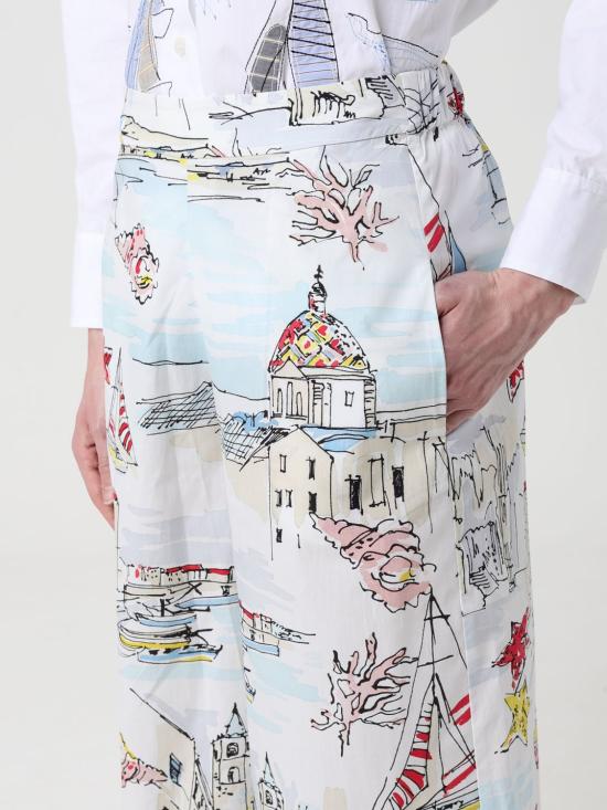 26SS 안토니오 마라스 팔라초 팬츠 MPNL378 BI7AZ White - ANTONIO MARRAS