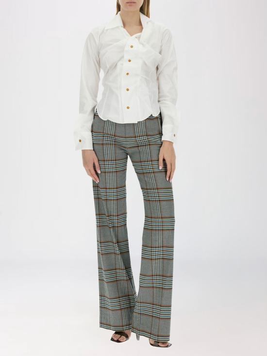 26SS 비비안웨스트우드 드렁큰 셔츠 1501000CW009Q A401 White - VIVIENNE WESTWOOD