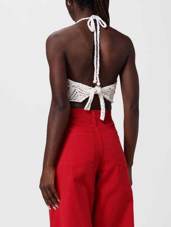 26SS 알라누이 민소매 티셔츠 LWHT010R26KNI001 OFOF Cream - ALANUI