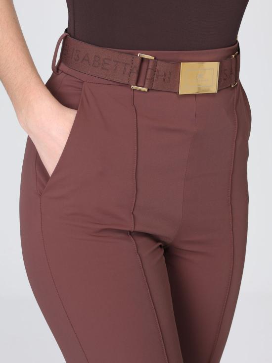 26SS 엘리자베타프랜치 레깅스 PA13261E2 644 Brown - ELISABETTA FRANCHI