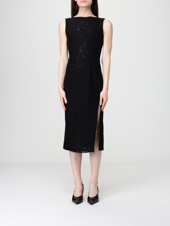 26SS 핑코 롱 원피스 106588A330 Z99 Black