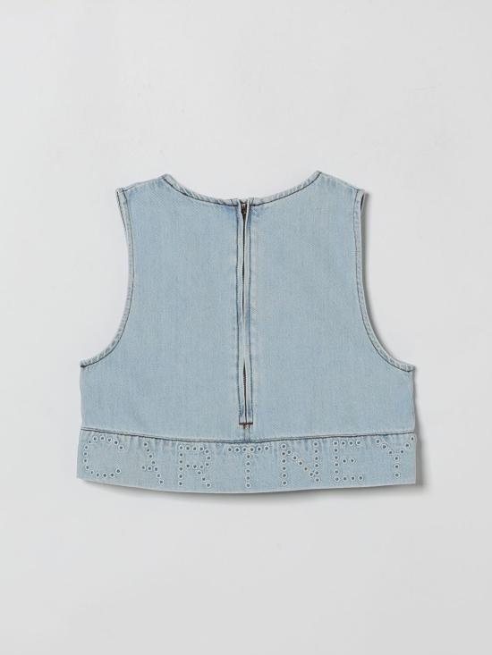 26SS [키즈] 스텔라 맥카트니 티셔츠 TY5A52Z0746 600 Blue - STELLA MCCARTNEY