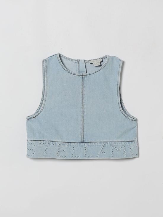 26SS [키즈] 스텔라 맥카트니 티셔츠 TY5A52Z0746 600 Blue