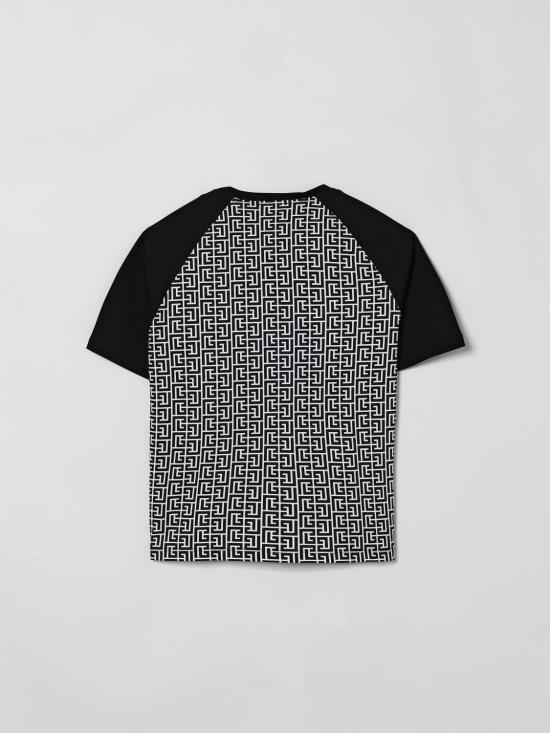 26SS [키즈] 발망 티셔츠 BY8P61Z3686 930NE Black - BALMAIN