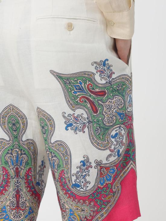 26SS 에트로 숏팬츠 MREB001499SP304 X0860 White - ETRO