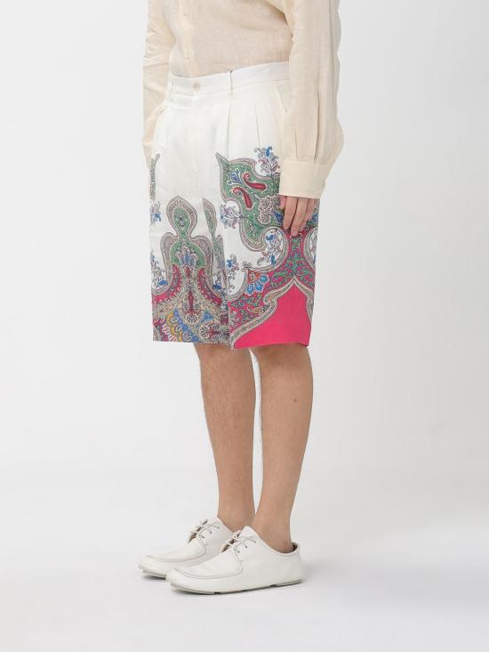 26SS 에트로 숏팬츠 MREB001499SP304 X0860 White - ETRO