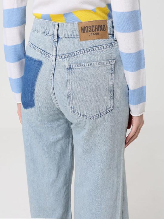 25FW 모스키노 데님 팬츠 0354 8227 1306 Gnawed Blue - MOSCHINO