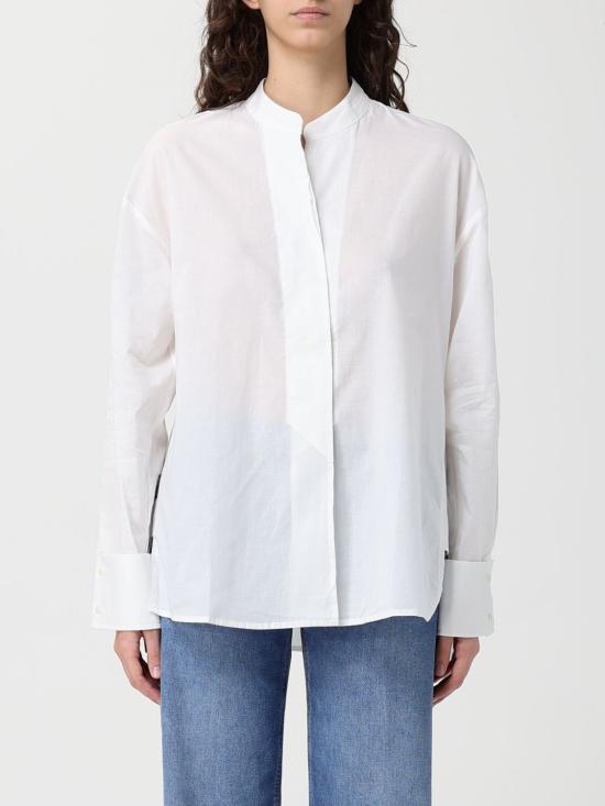 26SS 블라우어 셔츠 26SBLDS01345 102 White