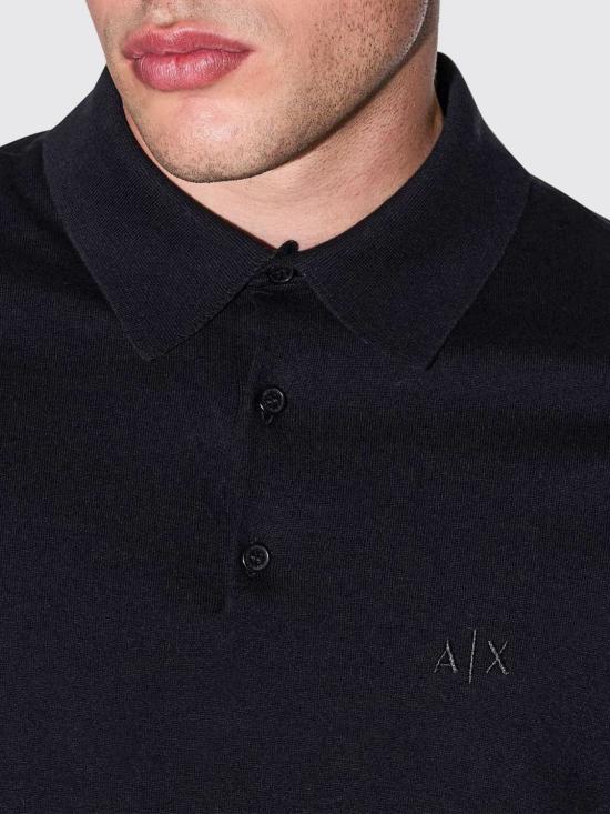 26SS 알마니 폴로 티셔츠 8NZF5DZM3JZ 1200 Black - ARMANI