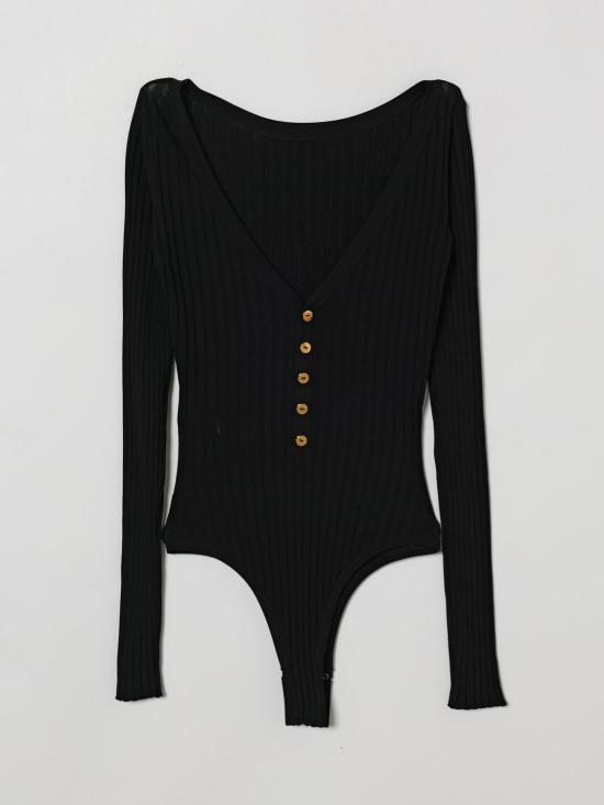 26SS 엘리자베타프랜치 긴팔 티셔츠 BK84S62E2 110 Black - ELISABETTA FRANCHI