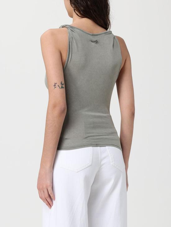 26SS 디젤 민소매 티셔츠 A218700EPCJ 5GDA Grey - DIESEL