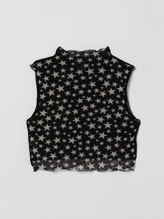 26SS [키즈] 스텔라 맥카트니 티셔츠 TY8C52Z3483 930AV Black - STELLA MCCARTNEY