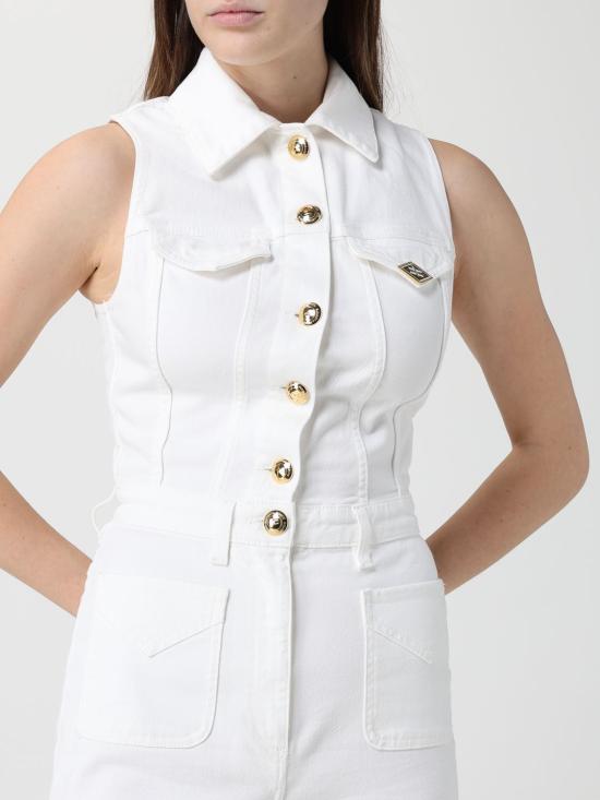 26SS 엘리자베타프랜치 점프수트 TJ45N61E2 360 White - ELISABETTA FRANCHI