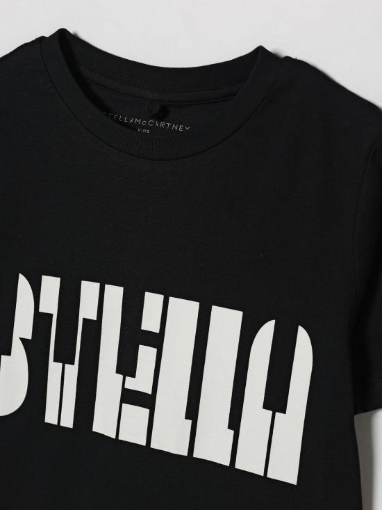 26SS [키즈] 스텔라 맥카트니 티셔츠 TY8P41Z0434 930 Black - STELLA MCCARTNEY