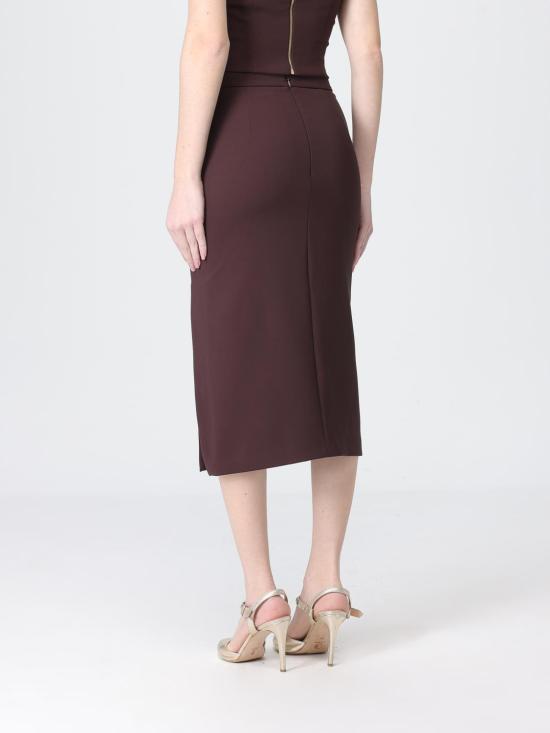 26SS 엘리자베타프랜치 미디 스커트 GO16861E2 644 Brown - ELISABETTA FRANCHI