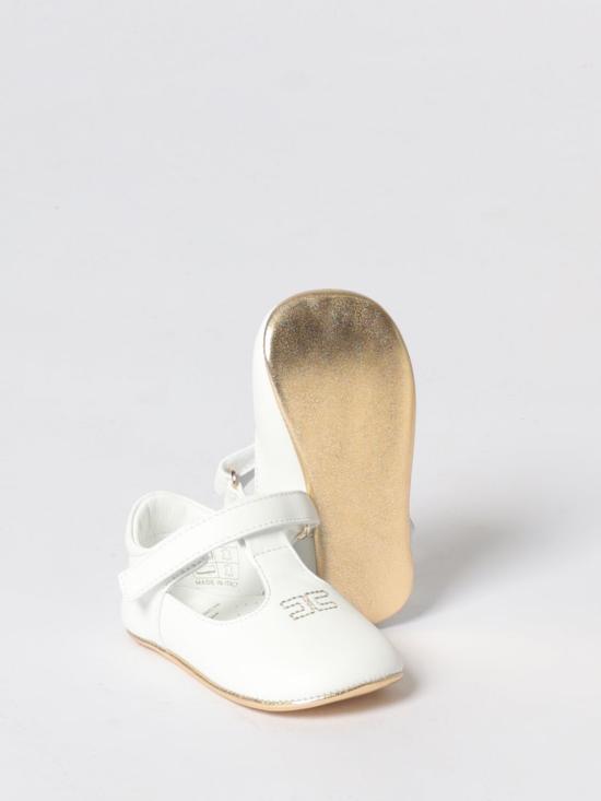 26SS [키즈] 엘리자베타프랜치 플랫 슈즈 F0A3E04601731 B093 White - ELISABETTA FRANCHI