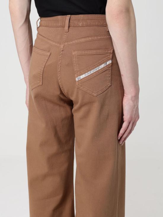 26SS 엘리자베타프랜치 데님 팬츠 PJ23N61E2 A16 Cocoa - ELISABETTA FRANCHI