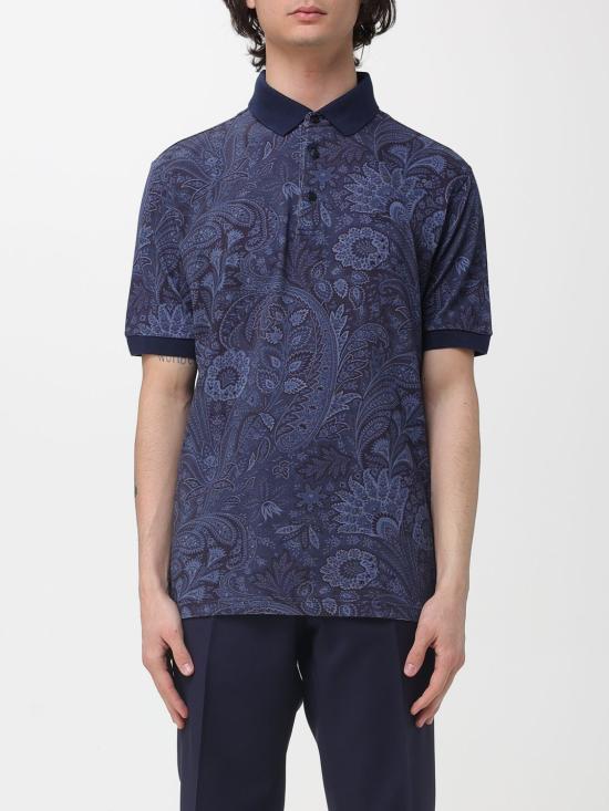 26SS 에트로 폴로 티셔츠 MRMD0004AKF81 X0885 Blue