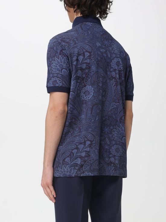 26SS 에트로 폴로 티셔츠 MRMD0004AKF81 X0885 Blue - ETRO