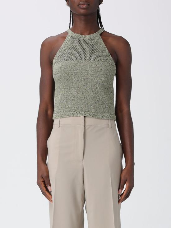 26SS 알마니 민소매 티셔츠 XW001896AF21577 O7002 Kaki