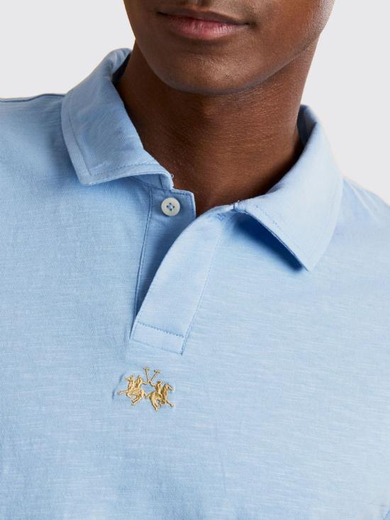 26SS 라 마티나 폴로 티셔츠 MCP018JS259 07003 Blue - LA MARTINA