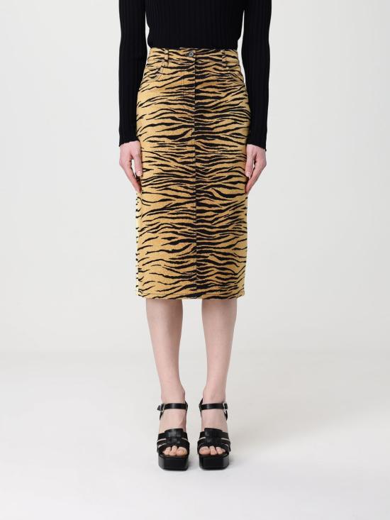 25FW 모스키노 미디 스커트 0107 8239 1087 Brown