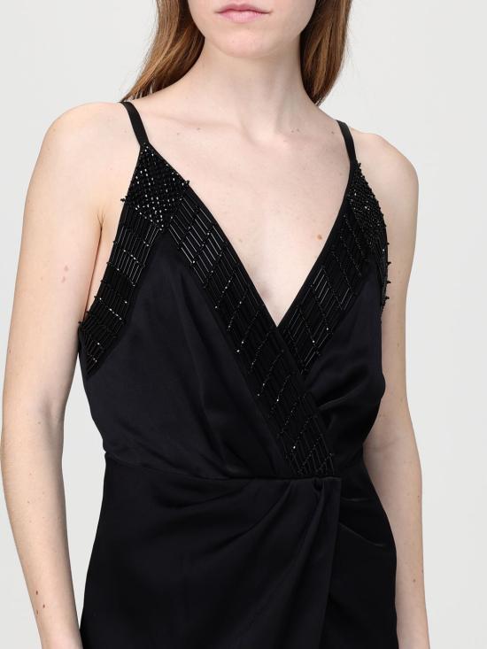 26SS 엘리자베타프랜치 롱 원피스 ABR4862E2 110 Black - ELISABETTA FRANCHI