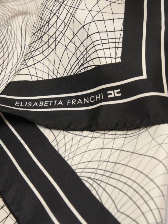 26SS 엘리자베타프랜치 머플러/스카프 FO17F62E2 685 Black - ELISABETTA FRANCHI