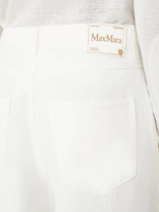 26SS 에스막스마라 스트레이트 팬츠 2619131093600 001 White - 'S MAX MARA