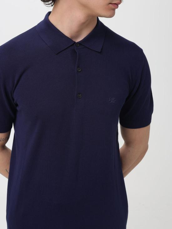 26SS 에트로 폴로 티셔츠 MRKF0004AQ408 B0065 Blue - ETRO