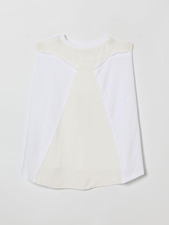 26SS [키즈] MM6 메종마르지엘라 티셔츠 M61019MM07I M6C45 White - MM6 MAISON MARGIELA