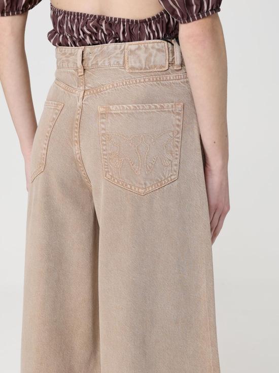 26SS 핑코 데님 팬츠 104646A2H6 C88 Beige - PINKO