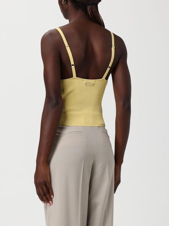 26SS 알마니 민소매 티셔츠 XW001902AF10352 U2149 Yellow - ARMANI