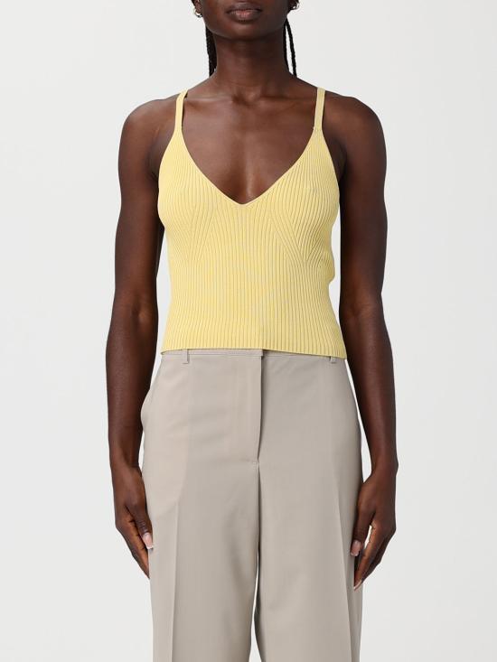 26SS 알마니 민소매 티셔츠 XW001902AF10352 U2149 Yellow