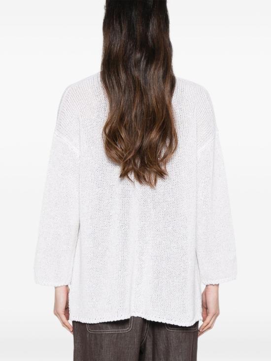 26SS 안네클레르 가디건 D1648 1764580 Bianco - ANNECLAIRE