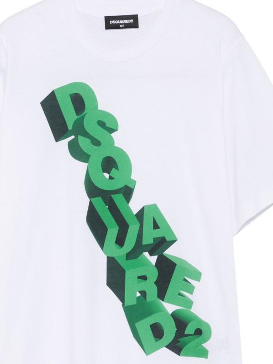 26SS [키즈] 디스퀘어드2 티셔츠 DQ3302D004G DQ10X White - DSQUARED2